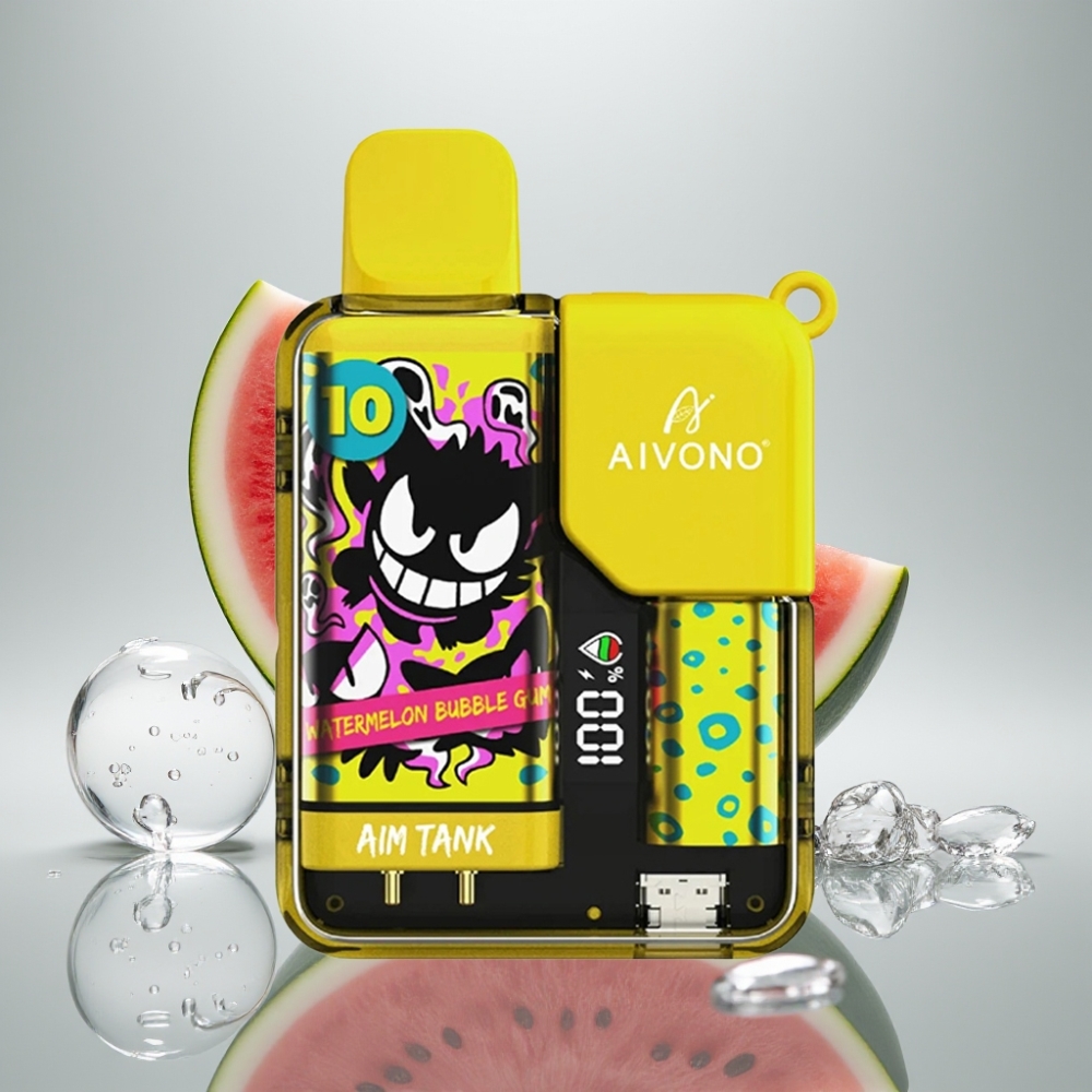 Aivono AIM-TANK 9500 Puffs 18ml 650mAh LCD Wassermelone Kaugummi