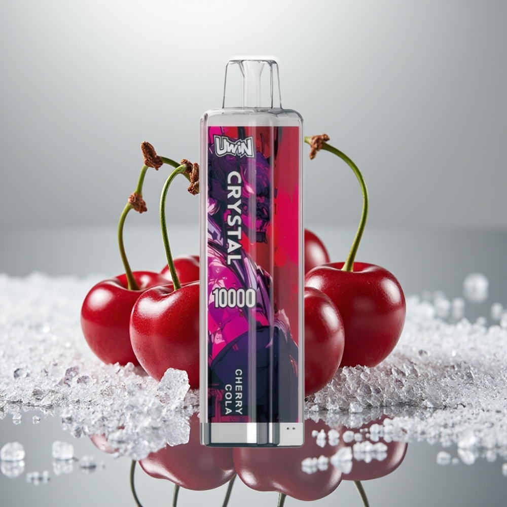 UWIN Crystal 10000 Züge 18ml 650mAh Typ-C RGB Kirsch-Cola